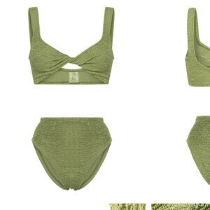 Hunza G Celery Green Jamie Bathing Suit Set - OS